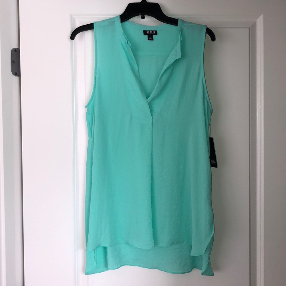 Turquoise tank top Blouse